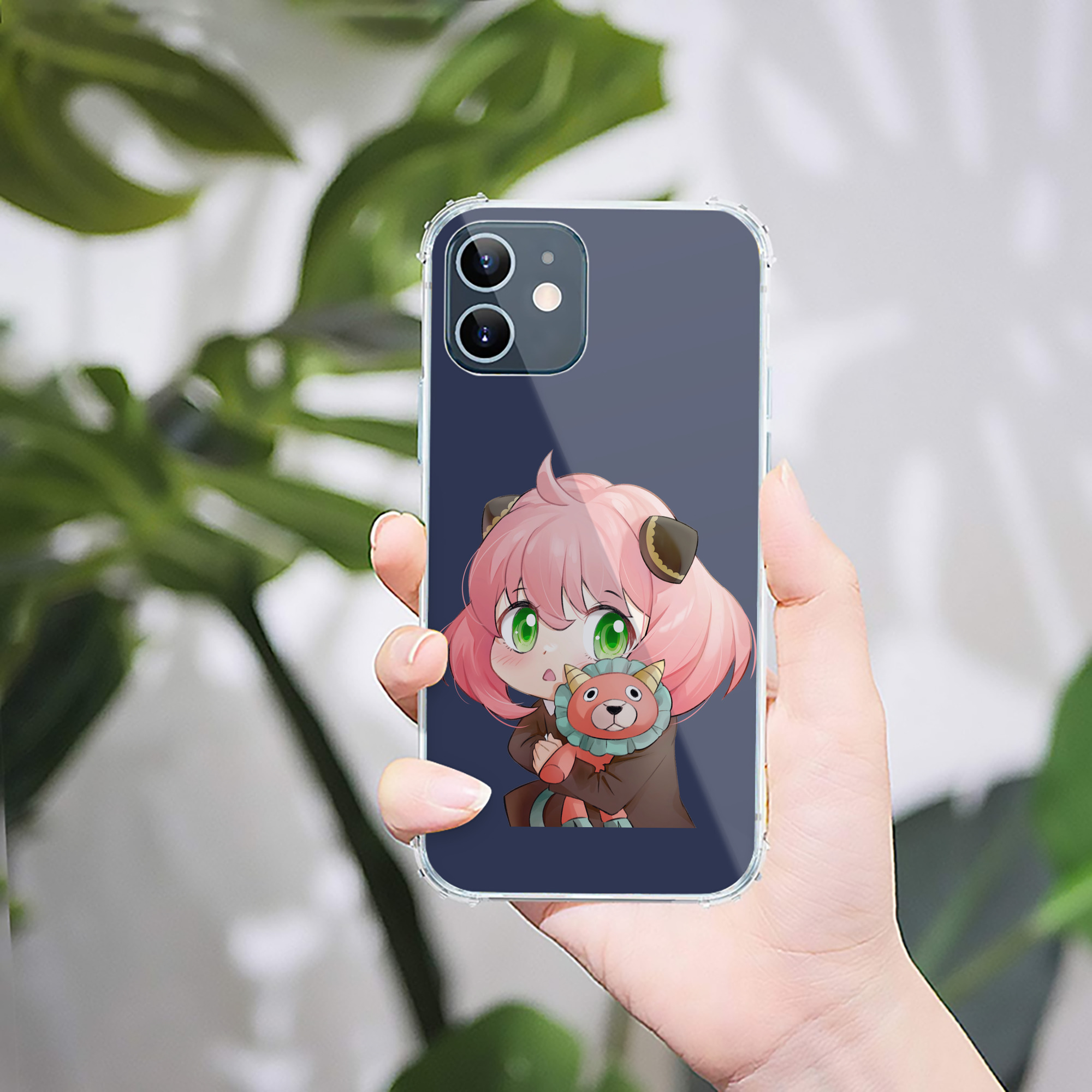 （画像用） SPY×FAMILY间谍家家酒 【iPhone 12シリーズ対応】透明スマホケース（クリアソフトケース）